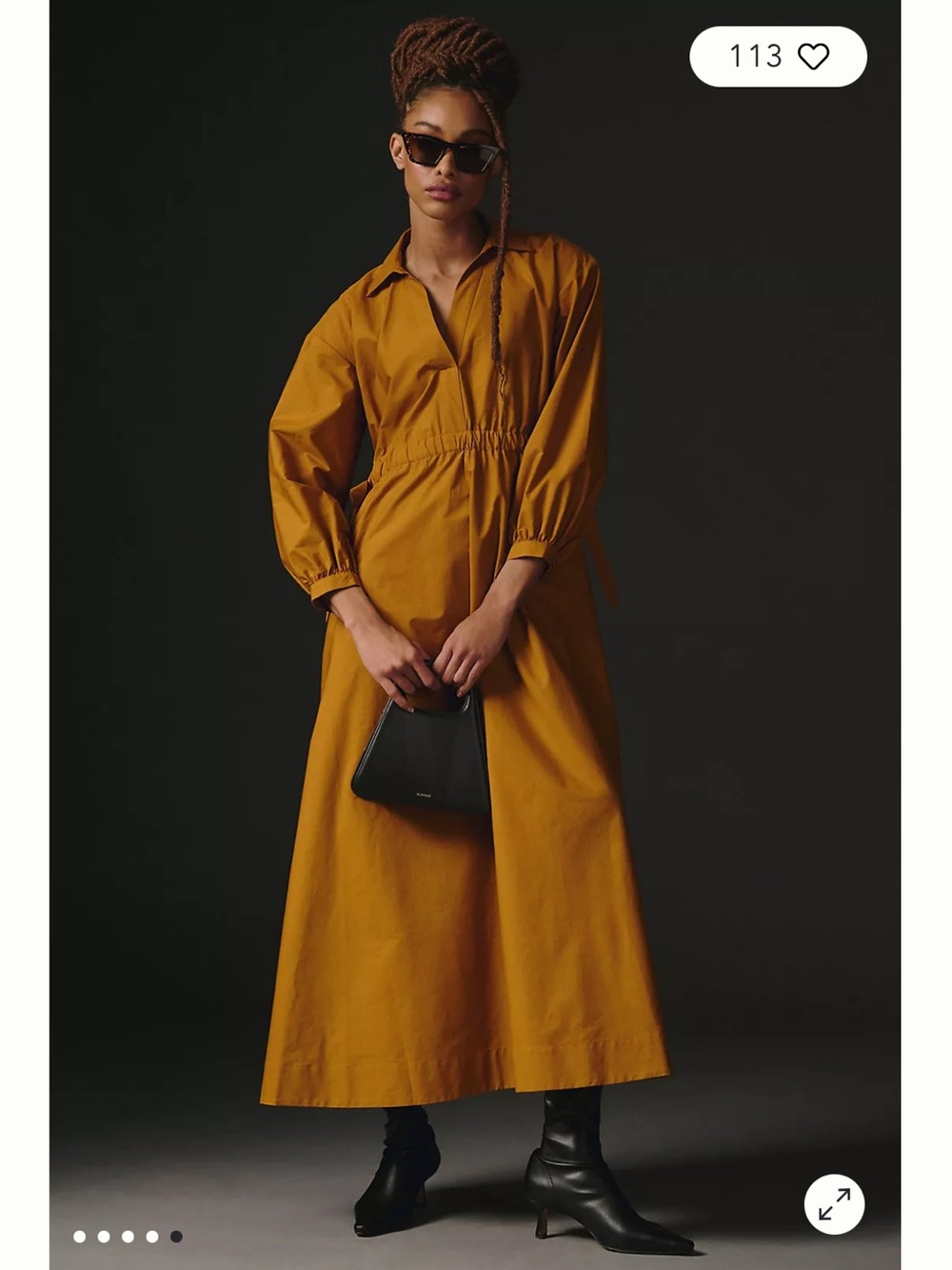 Maeve Cinched Shirt Dress